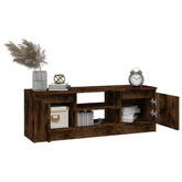 vidaXL Szafka pod TV, z drzwiczkami, przydymiony dąb, 102x30x36 cm