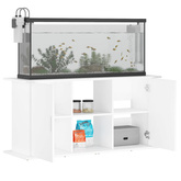 Szafka pod akwarium, biała, 121x41x58 cm