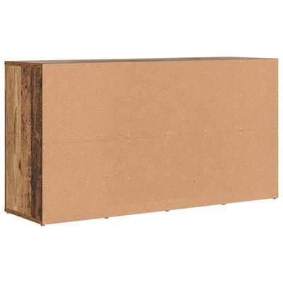 Ławka na buty z półką Stare drewno 103 x 30 x 54,5 cm