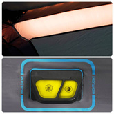 vidaXL Namiot rodzinny z LED, 9-os., jasnozielony
