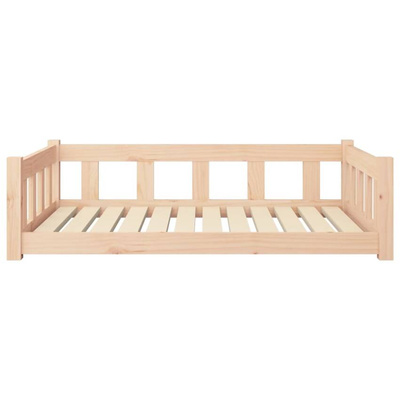 Legowisko dla psa, 105,5x75,5x28 cm, drewno sosnowe vidaXL