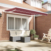 Materiał zapasowy do markizy Czerwony burgund 3,5 x 2 m