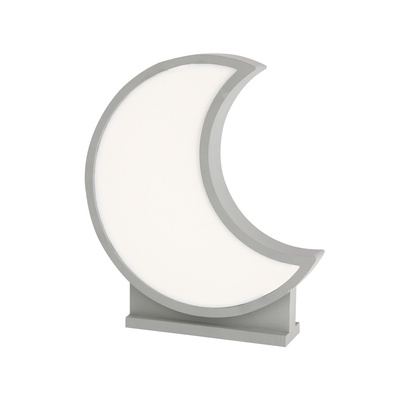 moon lampa stołowa dla dziecka led iq kids szary