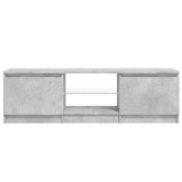 vidaXL Szafka pod TV, z oświetleniem LED, szara, 120 x 30 x 35,5 cm