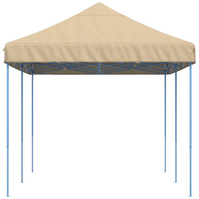 vidaXL Składany namiot imprezowy typu pop-up, beżowy, 580x292x315 cm