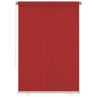 vidaXL Roleta zewnętrzna, 160x230 cm, czerwona, HDPE