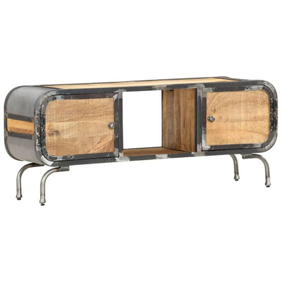 vidaXL Szafka pod TV, 110x30x42 cm, lite drewno mango