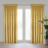 Zasłona Pierre musztardowa 140x300