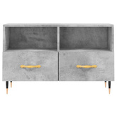 vidaXL Szafka pod TV, szarość betonu, 80x36x50 cm wariant 4
