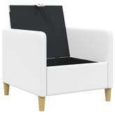 Sofa z miejscem do przechowywania Biały 72 x 78 x 87 cm