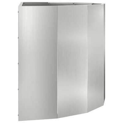 Donica Srebrny 90 x 45 x 50 cm Stal Galwanizowana