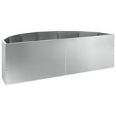 Donica Srebrny 120 x 60 x 35 cm Stal Galwanizowana