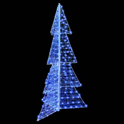 Choinka z 240 diodami LED Niebieski 180 cm Akryl