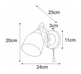 Kinkiet K-JSL-6218/1W CHR z serii ARON