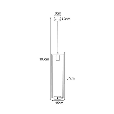 Lampa wisząca z kwietnikiem K-4037 z serii ESTERA