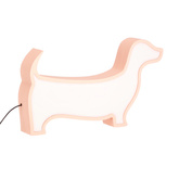 DOG LAMPA lampka stołowa  LED IQ KIDS rózowy
