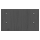 Podstawka na monitor, szara, 50x27x15 cm, lite drewno sosnowe