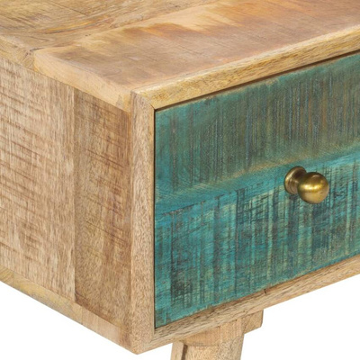 vidaXL Biurko, 118x50x75 cm, lite drewno mango