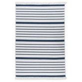 vidaXL Dywan, niebieski morski, 160x230 cm, bawełniany