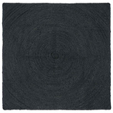 Dywany pokojowe ciemnoszary 120 x 120 cm Juta
