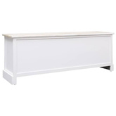 vidaXL Szafka pod TV, 108x30x40 cm, biało-jasnobrązowa, paulownia
