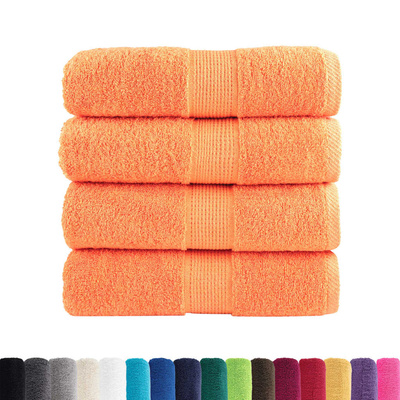 Ręczniki toaletowe Premium SOLUND 4 szt. Pomarańczowe 30x30 cm 600 gsm