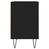 Szafka pod TV, czarna, 69,5x30x50 cm, materiał drewnopochodny vidaXL