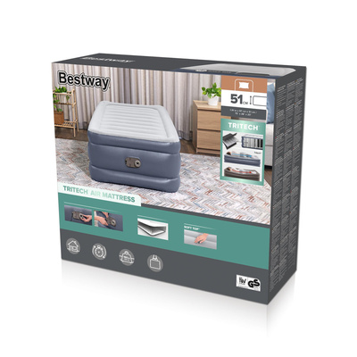 Dmuchany Materac Z Pompką 191 x 97 x 51 cm Bestway 6713G