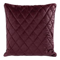Poszewka Velvet bordowa 50x50