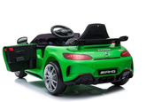 Auto Pojazd Na Akumulator Mercedes GT R Dla Dzieci Światła LED MP3 Zielony