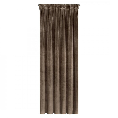 Zasłona Villa brązowa 140x270