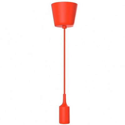 OPRAWA SILIKONOWA LAMPA WISZĄCA LOFT POMARAŃCZOWA E27 1M