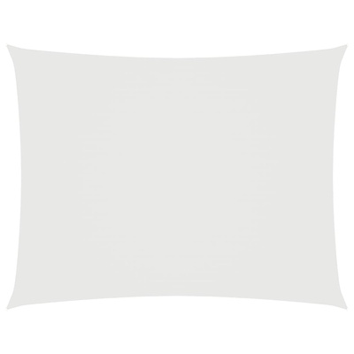 Prostokątny żagiel ogrodowy, tkanina Oxford, 2,5x3,5 m, biały