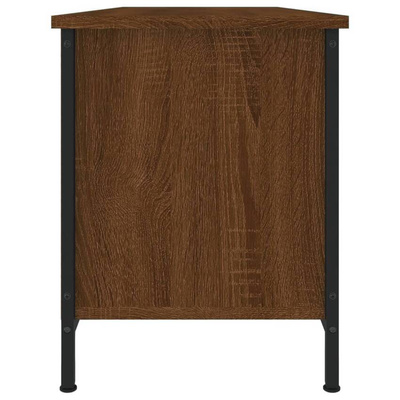vidaXL Szafka pod TV, brązowy dąb 102x35x45 cm materiał drewnopochodny