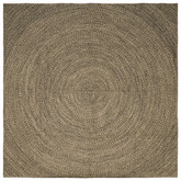 Dywany pokojowe Naturalny i czarny 240 x 240 cm Juta