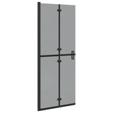 Ściana prysznicowa Walk-In Czarny 80 x 6,5 x 190 cm