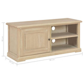 vidaXL Szafka pod TV, 90x30x40 cm, drewniana