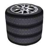 Pufa Walec GR Tyres 40x40 cm