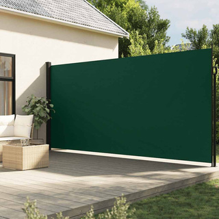 Zwijana markiza boczna, ciemnozielona, 200x600 cm