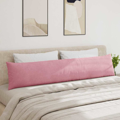 Poduszki na sofę 2 pcs Różowy 200 x 40 cm Tkanina sztruksowa