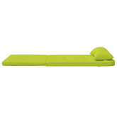 Poduszki na krzesła Gładki 2 pcs Jasnozielony 58 x 77 x 4,5 cm
