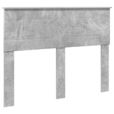 Ramka łóżka Betonowy szary 120 x 190 cm Drewno inżynieryjne