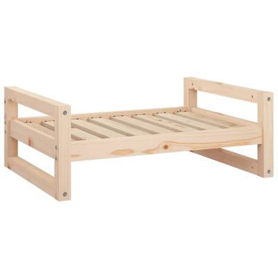 vidaXL Legowisko dla psa, 75,5x55,5x28 cm, lite drewno sosnowe