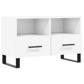 vidaXL Szafka pod TV, biała, 80x36x50 cm, materiał drewnopochodny wariant 13