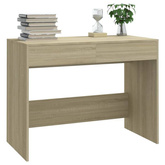 vidaXL Biurko, dąb sonoma, 101x50x76,5 cm, materiał drewnopochodny
