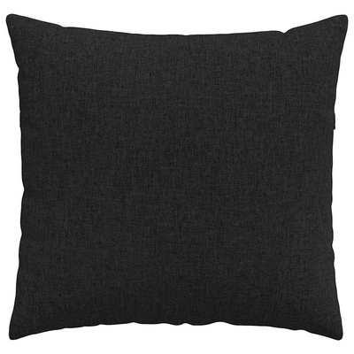 Poduszki na sofę 2 pcs Czarny 45 x 45 cm tkanina