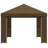 Altana 4 × 3 m Ciemnoszary Poliester i Stal 190 gsm