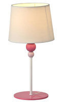 Lampka nocna Bebe biała różowa dziecięca klasyczna E27