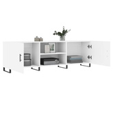 vidaXL Szafka pod TV, biała, 150x30x50 cm, materiał drewnopochodny model standard