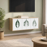 Szafka na telewizor montowana na ścianie HANAU 102 x 33 x 40 cm